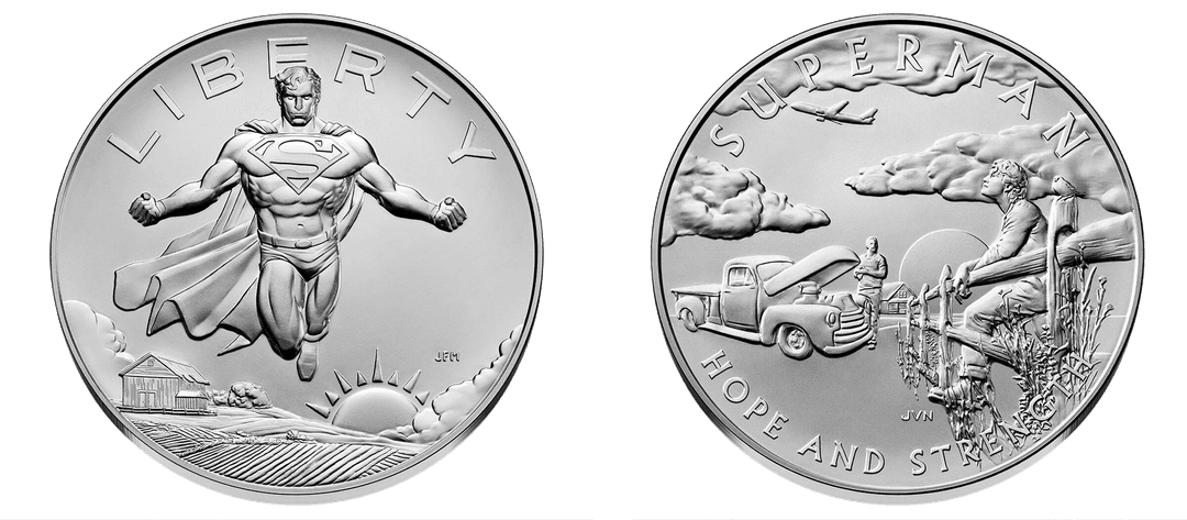 2025 Comic Art Superman Clad Medal