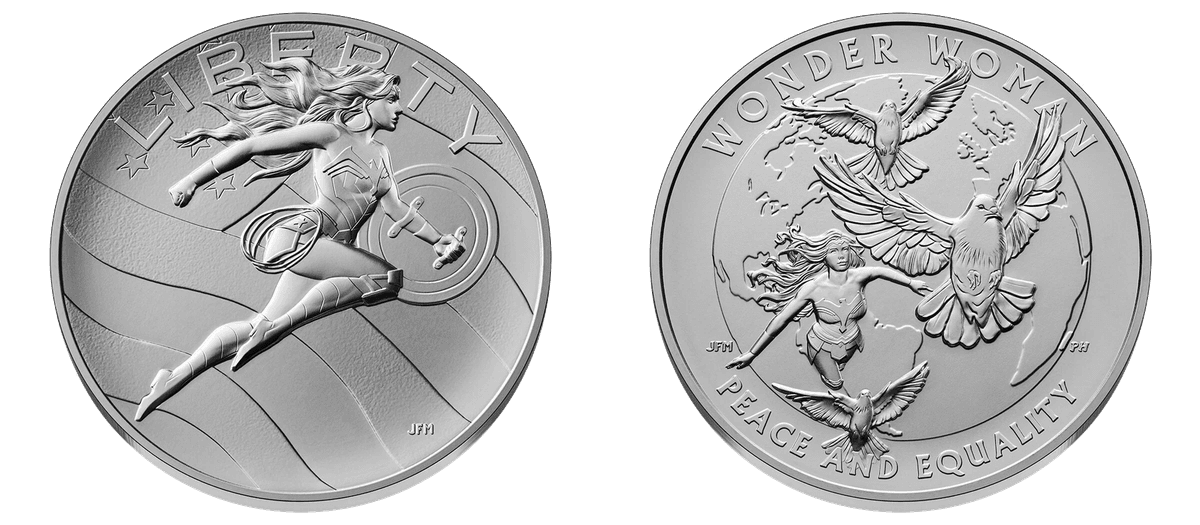 2025 Comic Art Wonder Woman Clad Medal