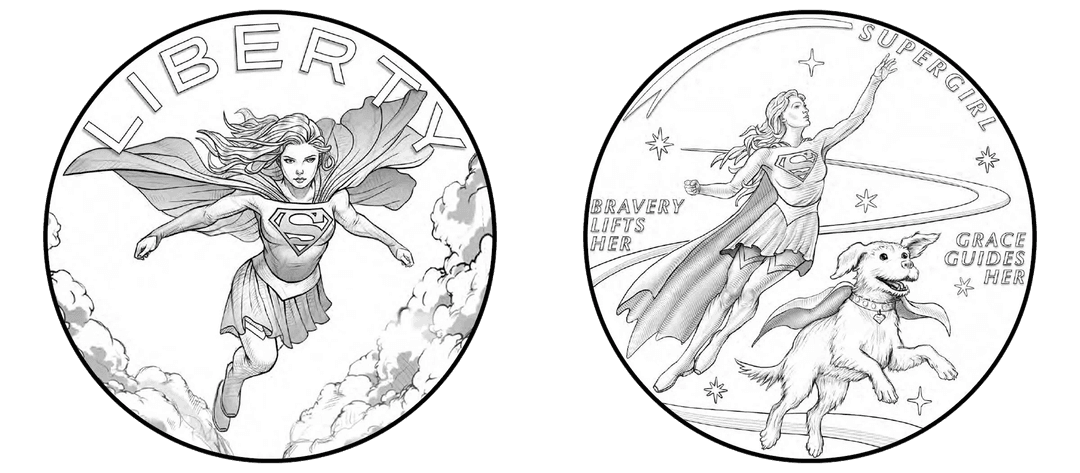 2026 Comic Art Supergirl Clad Medal