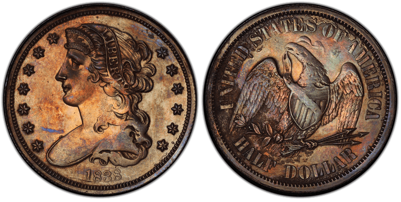 1838 Proof Half Dollar Pattern - J-75b