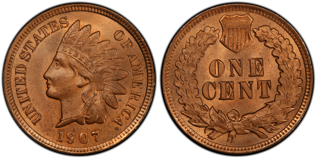 1907 Indian Head Cent Repunched Date FS-302 Snow-2