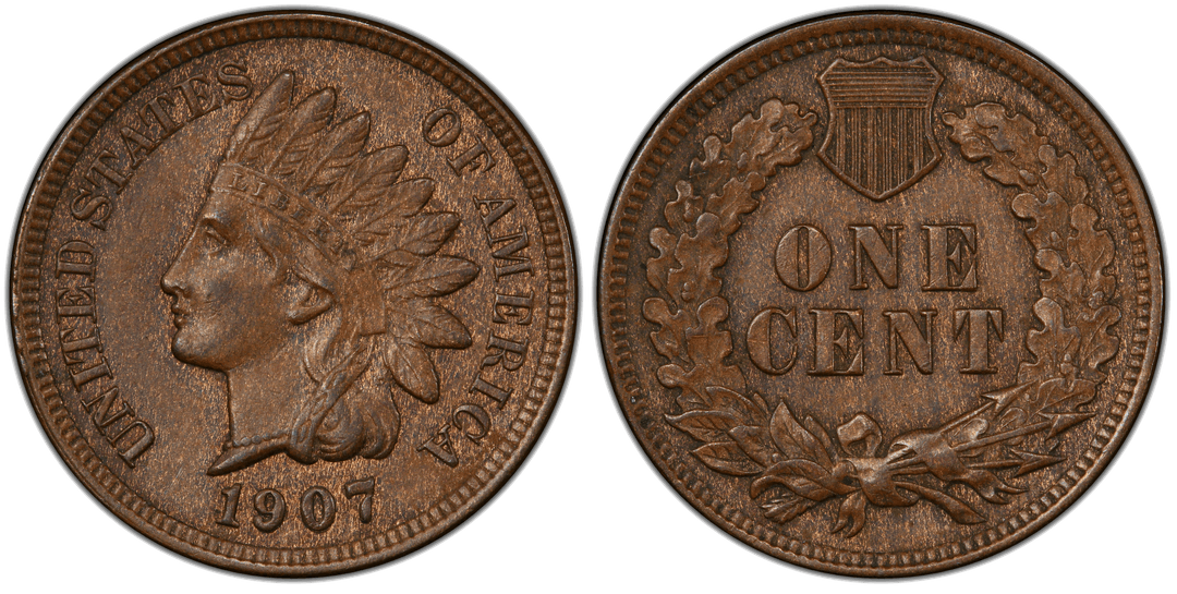 1907 Indian Head Cent Repunched Date FS-301 Snow-1