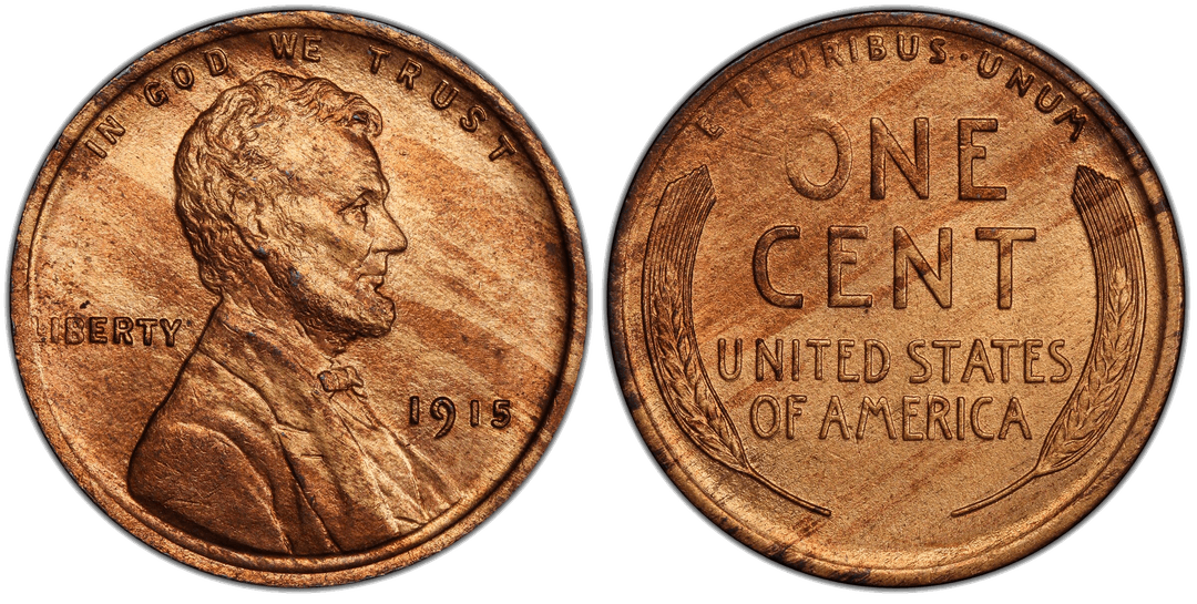 1915 Lincoln Wheat Cent Improper Alloy Mix