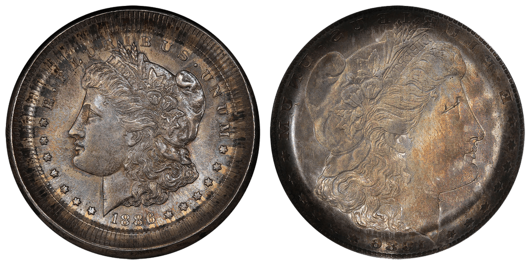Capped Die, Brockage error coin