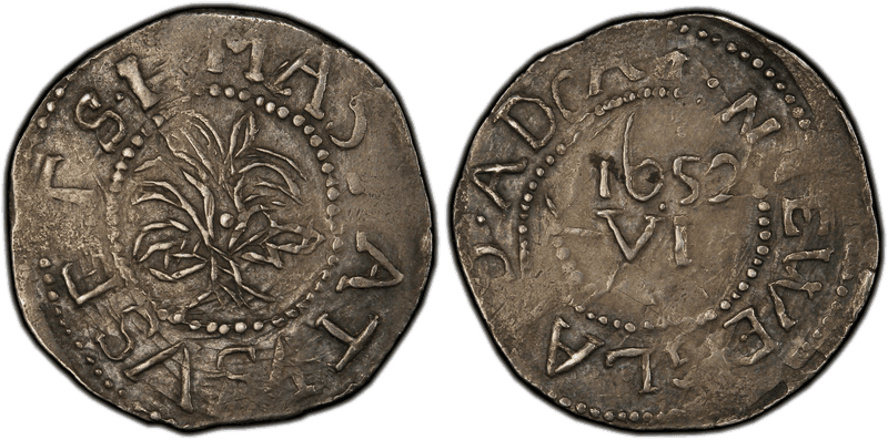 1652 Sixpence Willow Tree