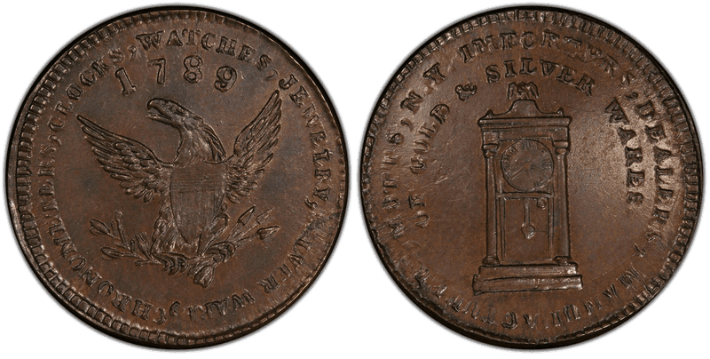 1789' Token Mott - Thick - Plain Edge