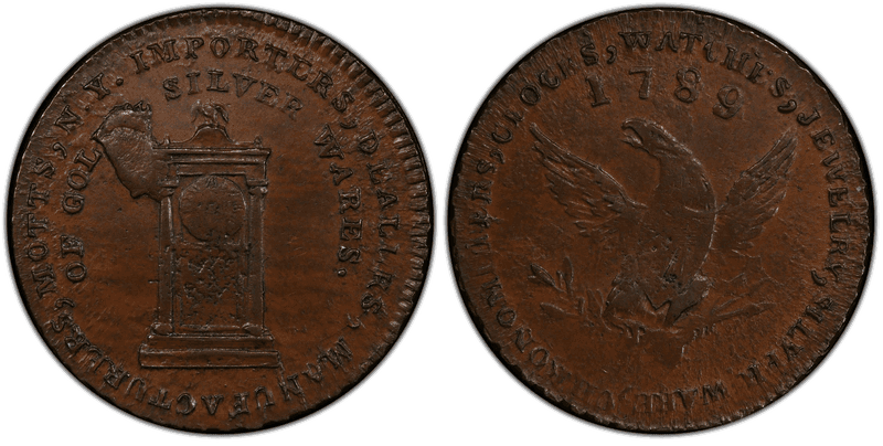 1789' Token Mott - Thin - Engrailed Edge