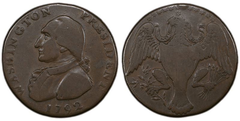 WASHINGTON PRESIDENT - Large Eagle with 13 Stars