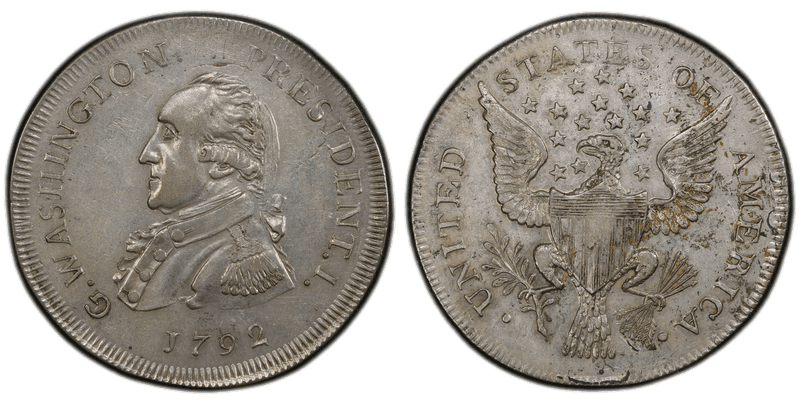 1792 Washington President Getz Pattern - Small Eagle Half Dollar