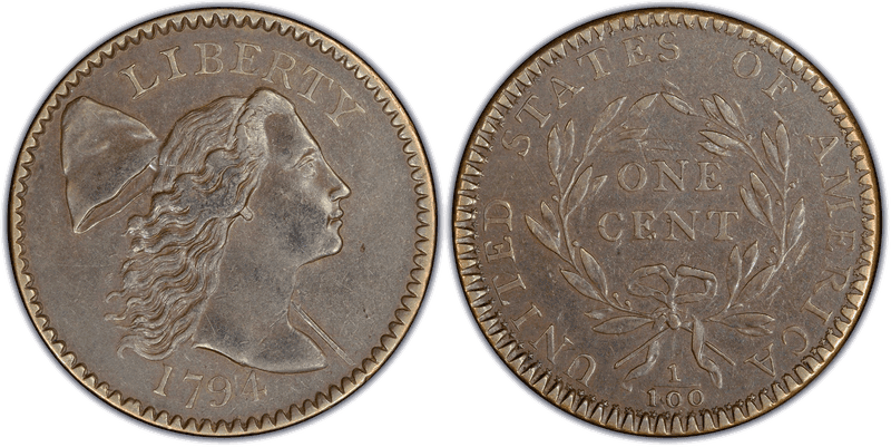 1794 Liberty Cap Cent - Starred Reverse