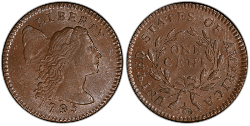 1795 Liberty Cap Cent - Lettered Edge