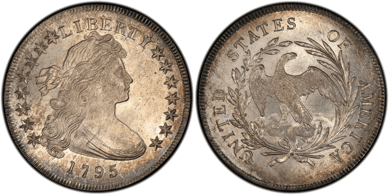 1795 Draped Bust, Off-Center Dollar