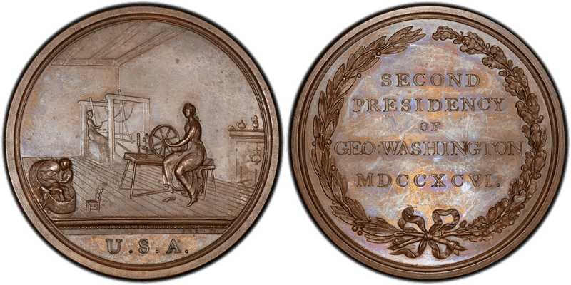 1796 Medal Indian Peace Medal Baker-172A The Family