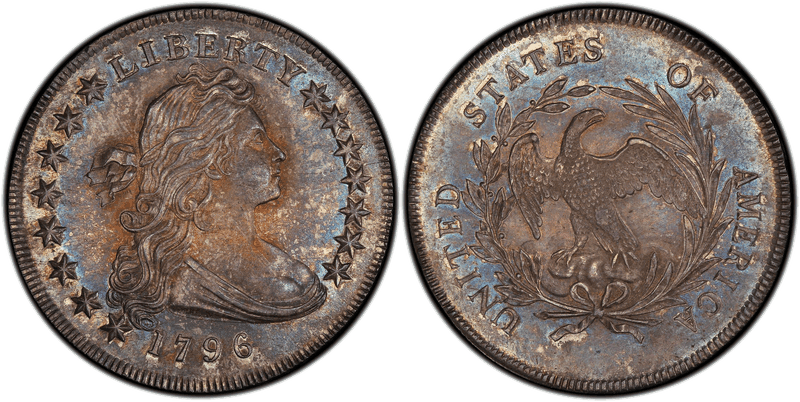 1796 Draped Bust Dollar - Small Date, Small Letters
