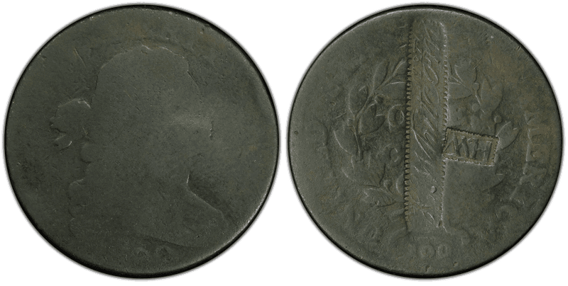 1800 Draped Bust Cent - Brunk-476 H. Whitcom