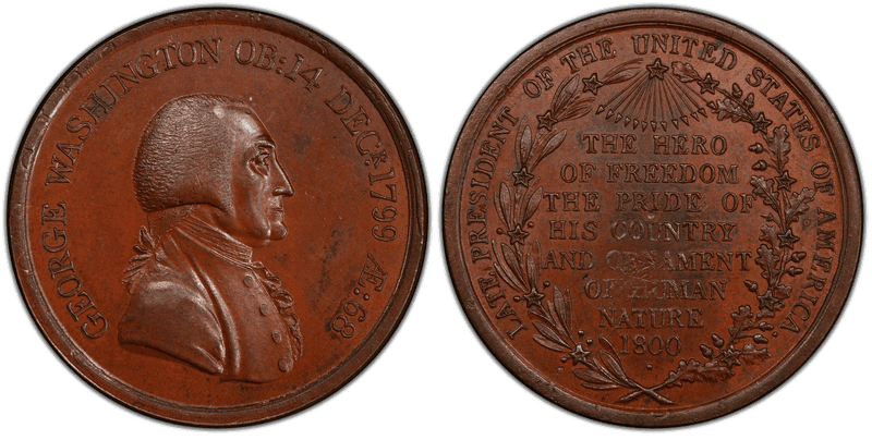 1800 Bronze Medal GW-81, The Hero of Freedom