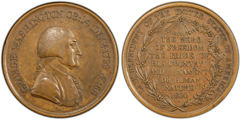 1800 Bronze Medal Baker-79B, Hero of Freedom