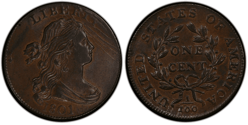 1801 Draped Bust Cent