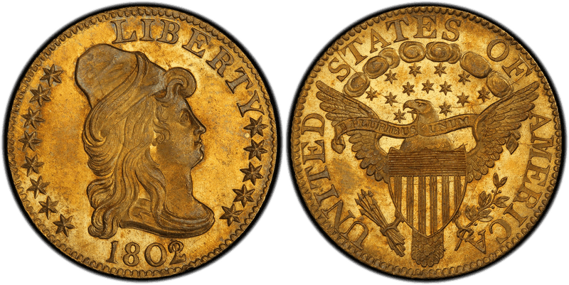 1802 Capped Bust to Right Half Eagle