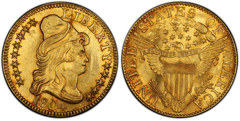 1804 Capped Bust to Right Half Eagle