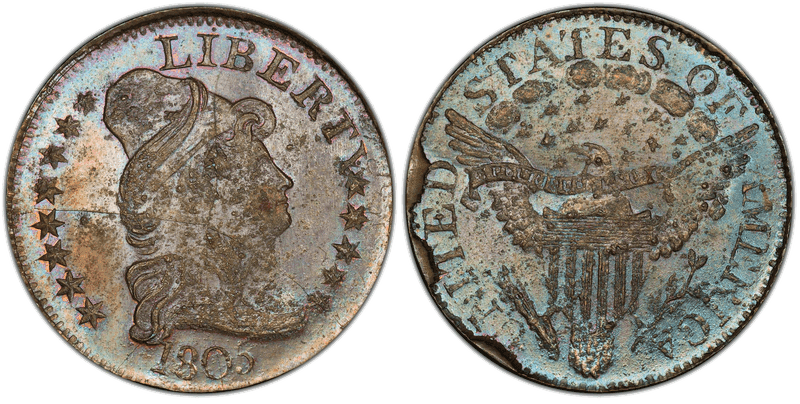 1805 Half Eagle Patterns
