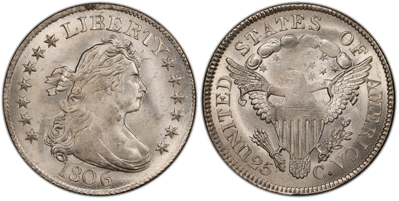 1806 Draped Bust Quarter