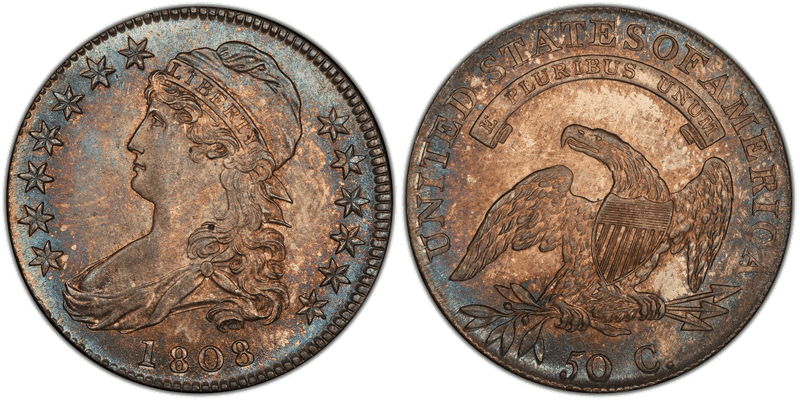 1808 Capped Bust Half Dollar