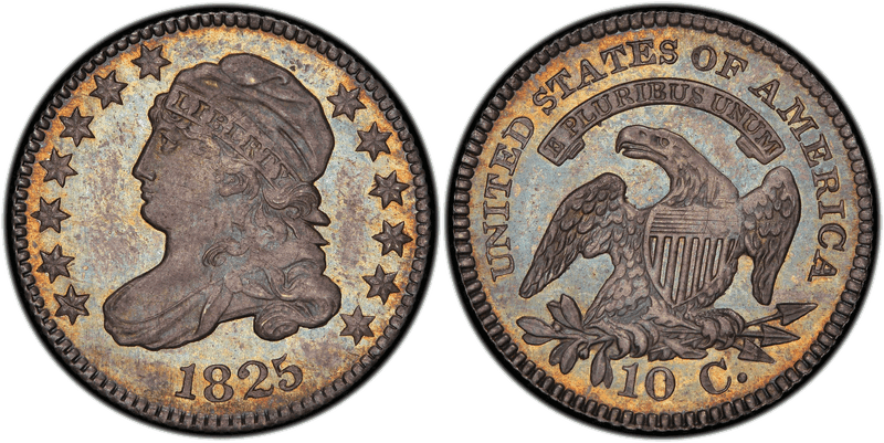 1825 Capped Bust Dime