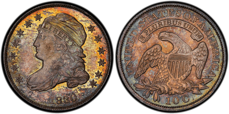 1830 Capped Bust Dime
