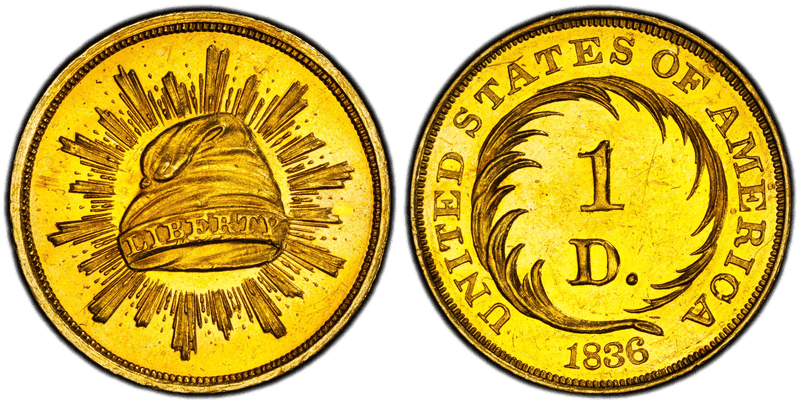 1836 Proof Dollar Pattern - J-68