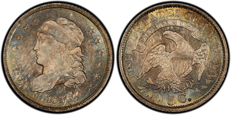 1836 Capped Bust Half Dime