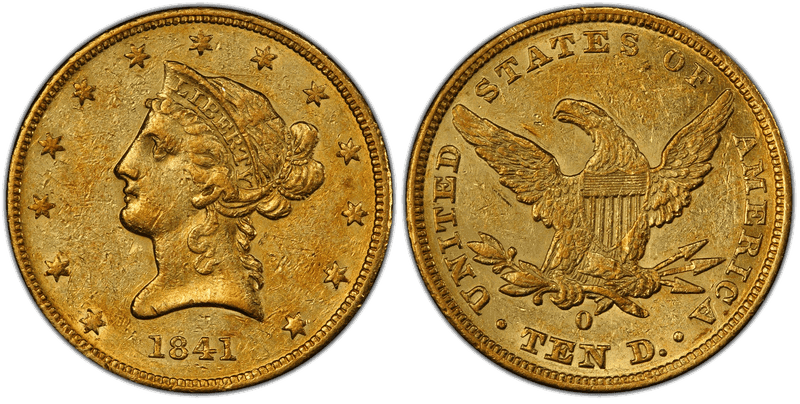 1841 Liberty Head Eagle