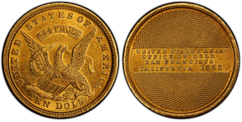 1852 U.S. Assay Office Gold Eagle