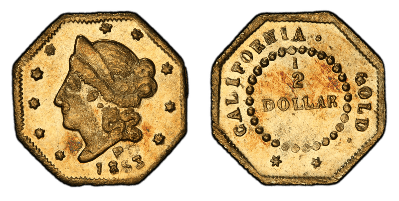 1853 Gold Half Dollar - BG-304