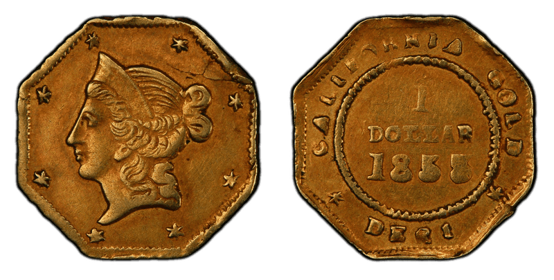 1853 Gold Dollar - BG-521