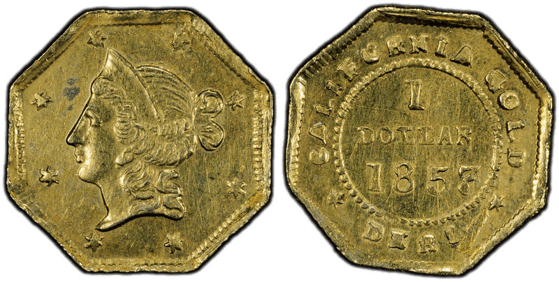 1853 Gold Dollar - BG-523