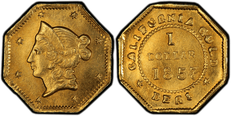 1853 Gold Dollar - BG-524
