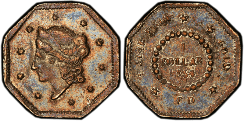1854 Gold Dollar - BG-507