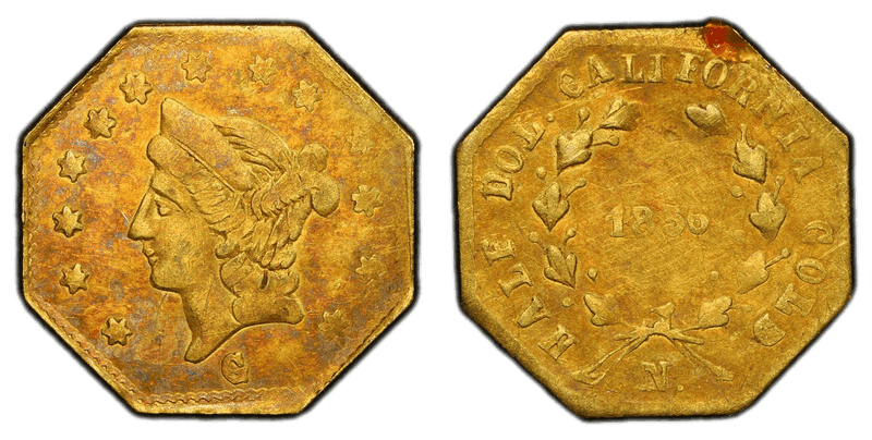 1856 Gold Half Dollar - BG-916