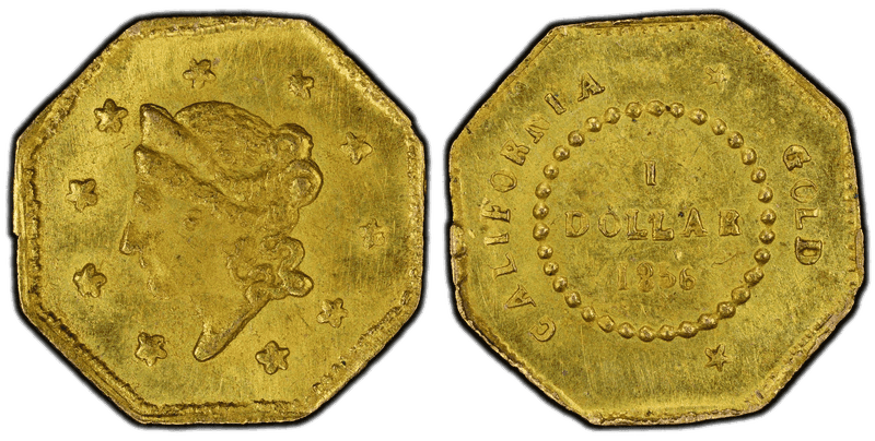 1856 Gold Dollar - BG-512