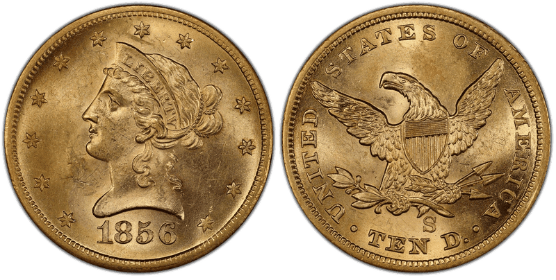 1856 (S) Liberty Head Eagle