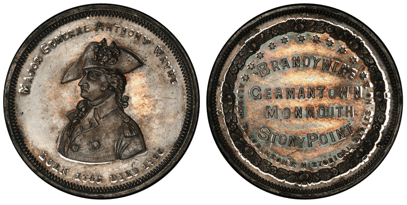 1860 HK-133a, Revolutionary War Battles Dollar