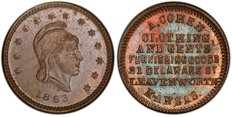 Civil War Store Cards - Kansas
