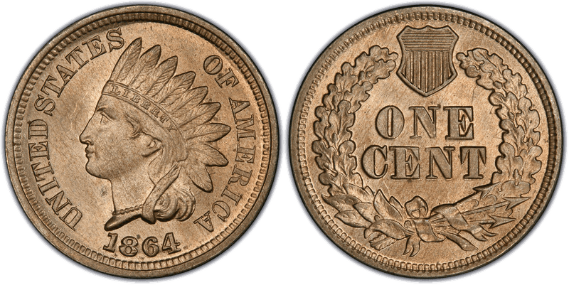 1864 Cent Pattern - J-356b
