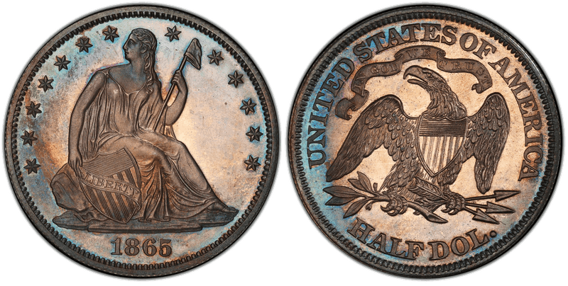 1865 Half Dollar Patterns