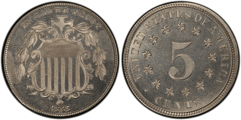 1865 Proof Nickel Pattern - J-418