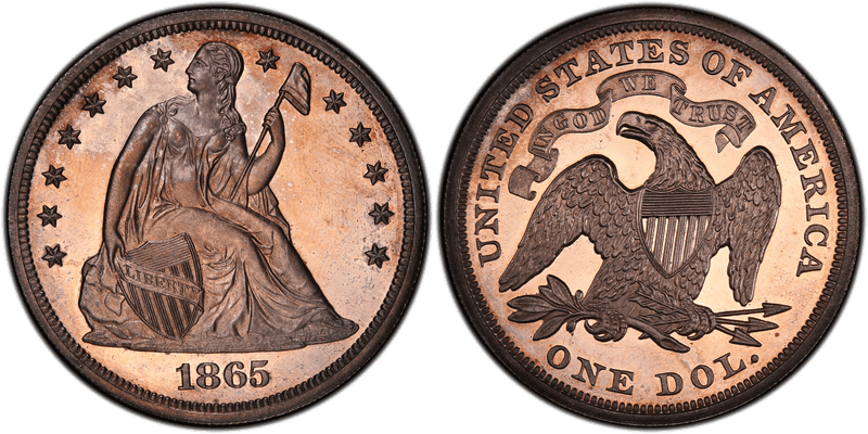 1865 Dollar Patterns