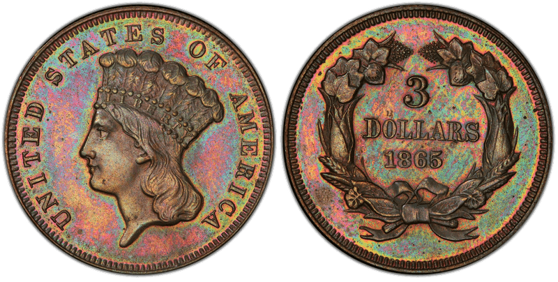 1865 Three Dollar Patterns