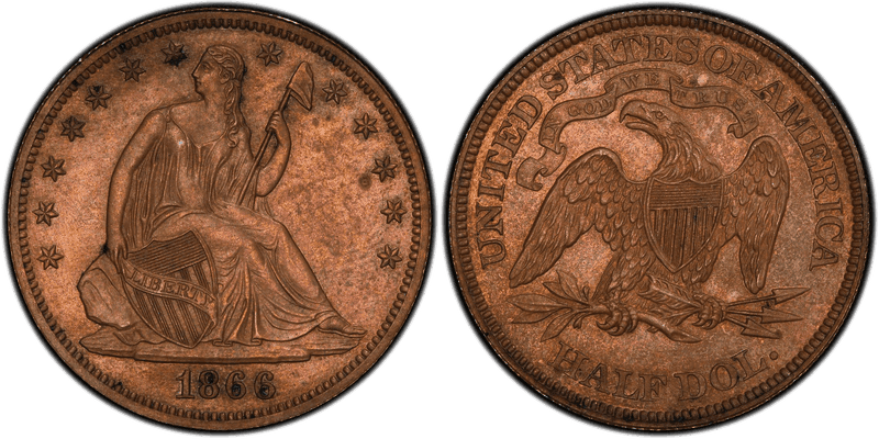 1866 Half Dollar Patterns