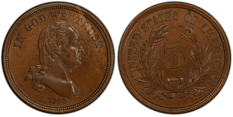 1866 Proof Nickel Pattern - J-471